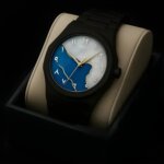 Premium Aura All-Black Minimalist Wrist Watch W0452