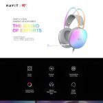 HAVIT H2037D GAMENOTE Gaming Headset With Mic K2-H9011 - Image 6