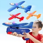 Foam AirPlane with LED Lights Launched from a Gun G0524