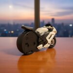 Motorcycle Bike Shape Portable Alarm Clock - Image 4