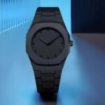 Premium Aura All-Black Minimalist Wrist Watch W0452 - Image 2