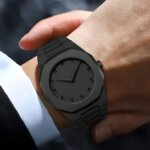 Premium Aura All-Black Minimalist Wrist Watch W0452 - Image 3